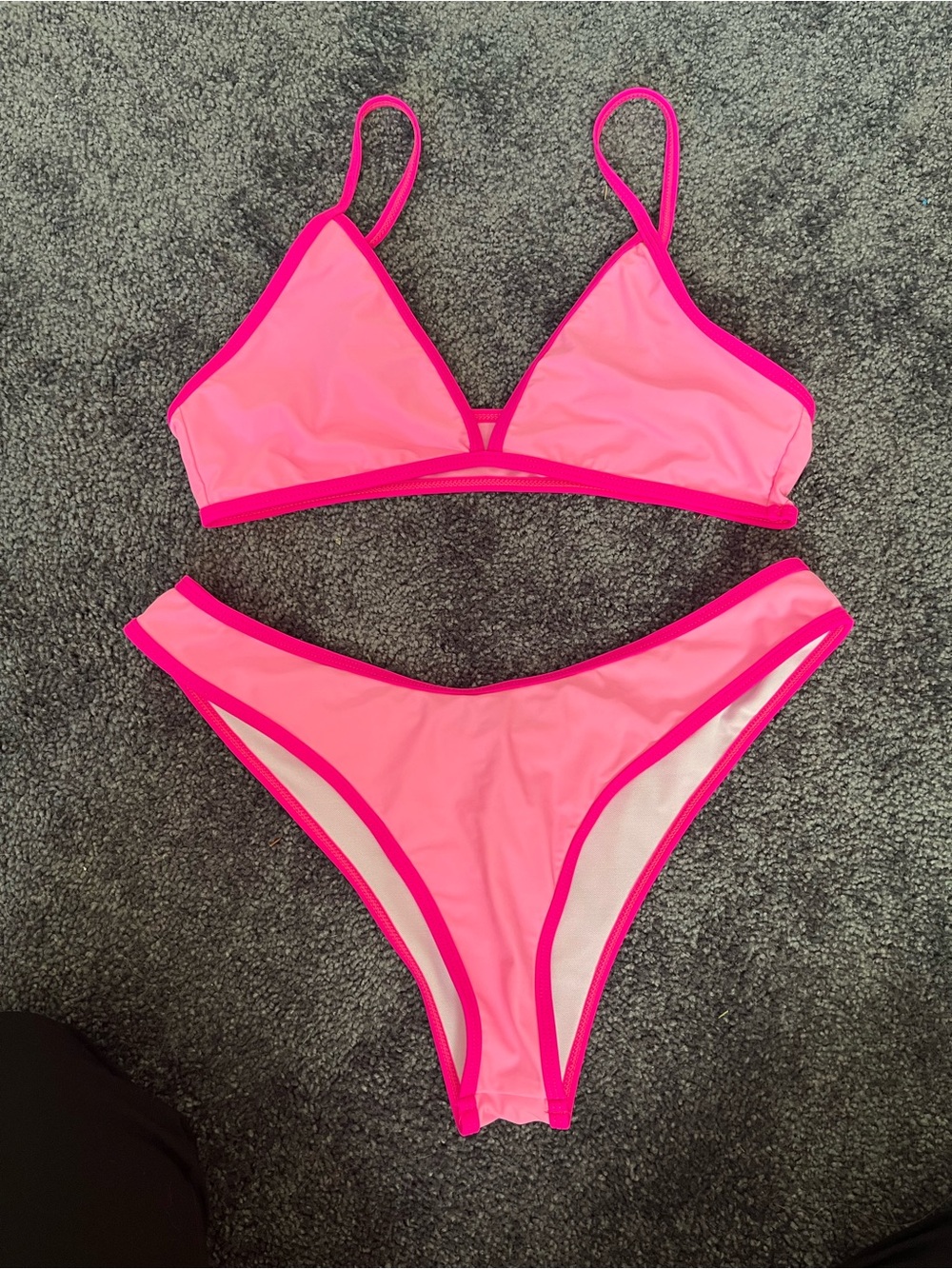 Pink bikini size large